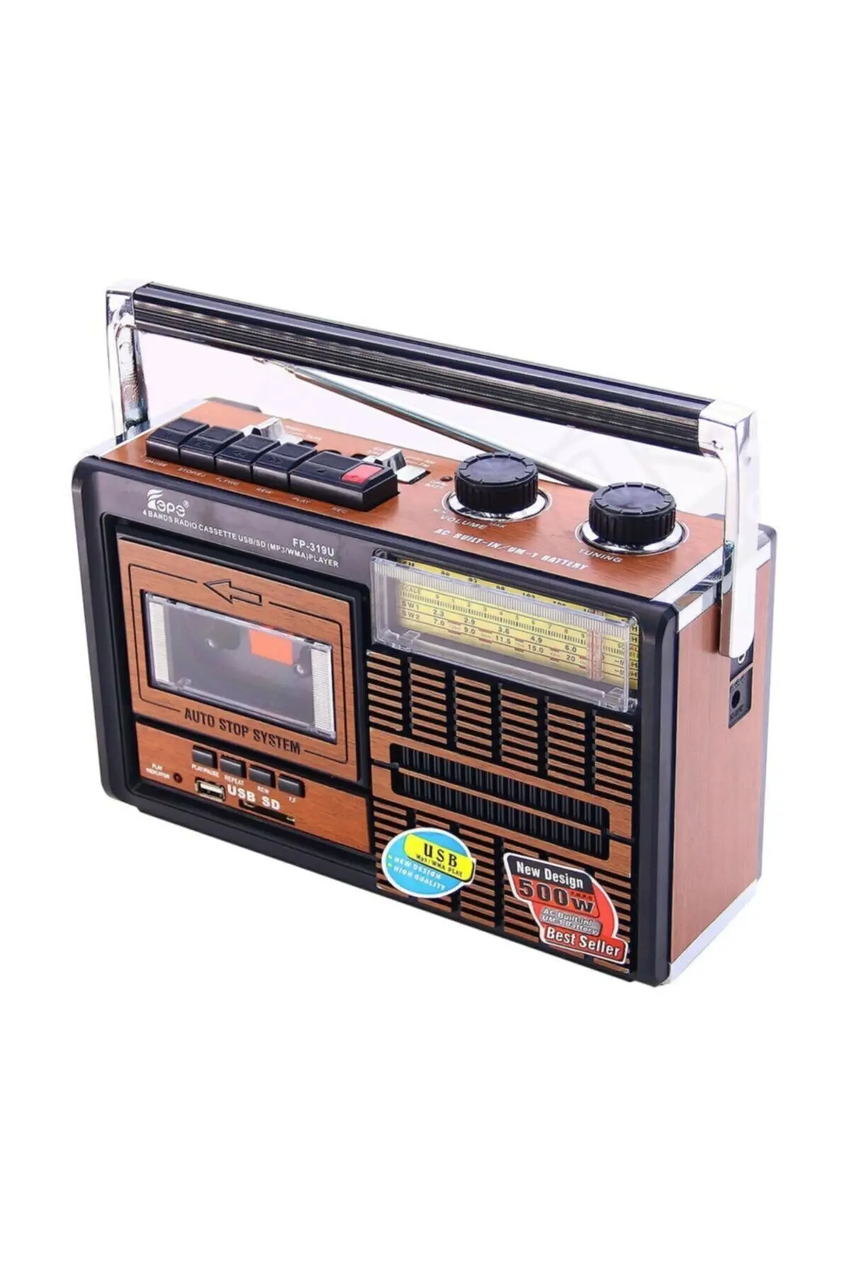 Ретро Usb Fm радио Кассетный проигрыватель музыкальный плеер | Электроника