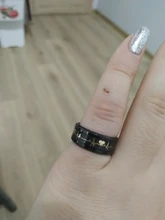 Anillo luminoso de acero inoxidable para hombre y mujer, joyería que brilla en la oscuridad