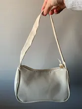 Bolso de piel sintética suave para mujer, bolsa de hombro pequeña de diseño a la moda, Color sólido Retro, Color púrpura