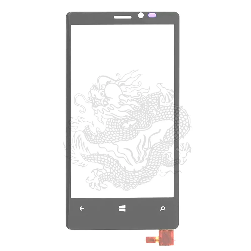Для Nokia Lumia 920 сенсорный экран панель дигитайзер Переднее стекло объектив сенсор аксессуары с гибким кабелем