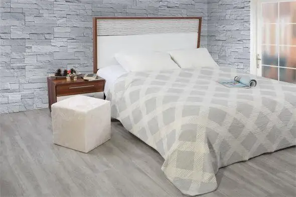 Antdecor двойное Хлопковое одеяло темно-серого цвета