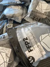 Mascarilla ffp2 con filtro, máscara facial fpp2 CE ffp2mascarilla KN95, máscara respiratoria antipolvo con ventilación