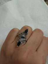 Clásico de moda de anillo de boda azul exquisito anillo de circón para mujer 2020 nueva moda joyería de la boda de regalo de Año Nuevo