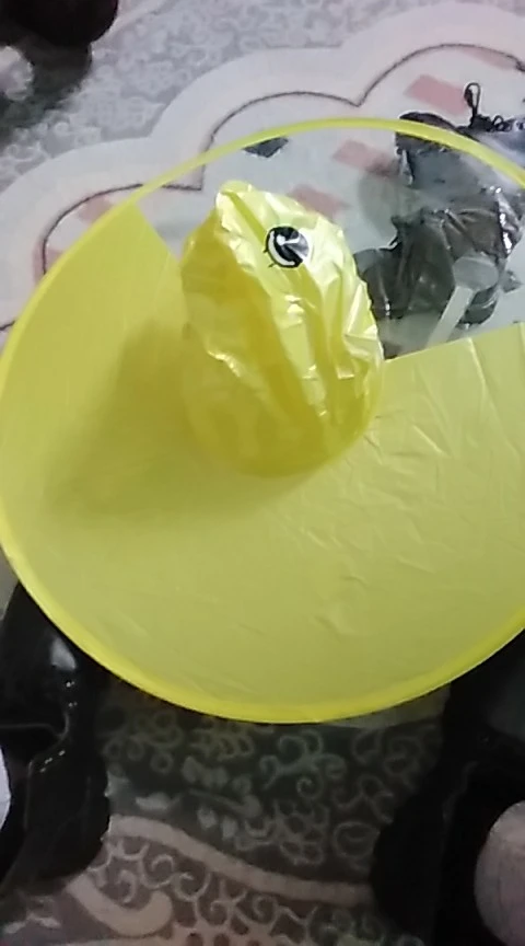 Duck Children Foldable Umbrella Hat Raincoat photo review