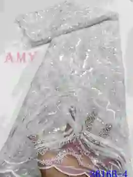 

Nigeria Fabric With Sequins 2020 High Quality Lace Material African Dresses for Women AMY3616B