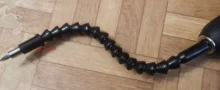 Taladro eléctrico Universal, vástago Flexible de serpiente, destornillador de manguera, Cardan, varilla de extensión blandas