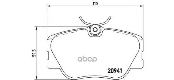 Колодки Тормозные Передние Brembo P50008 Brembo арт. P50008