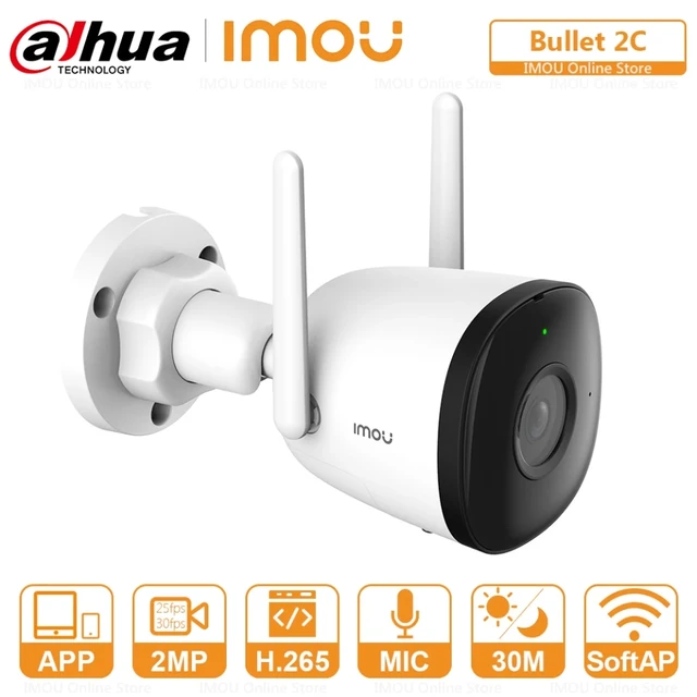 Camara Seguridad Imou Bullet 2c Wifi 2mp Exterior Ip67 2 Pzs