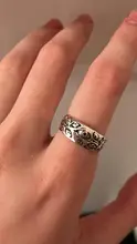 Anillo con ojos góticos de monstruo Retro para hombre, joyería de estilo Hip Hop, dientes de monstruo, regalo