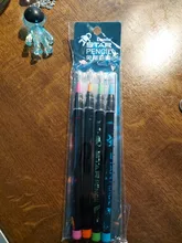 4 unids/set colorido no afilar lápices de dibujos animados lindo estudiantes de escritura bolígrafos lápiz de papelería escolar para niños suministros de oficina