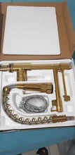 Crane-Tap Kitchen-Sink-Faucet Deck-Mounted Spring-Pull-Down Rose Cold-Water-Mixer Rozin
