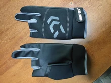 Guantes de pesca antideslizantes para hombre, protectores de manos para pesca, para deportes al aire libre, con corte de tres dedos