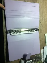 Carpeta de archivos recargable para Notebook, funda para Bloc de notas, carpeta de cuero, suministros de oficina, novedad