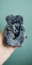 Ear-Fur-Case Capa Carabiner Plush-Cover Apple Airpods Rabbit Soft Wireless for 1-2/Wireless/Charging-fluffy-box