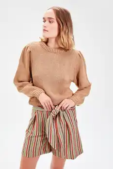 

Trendyol WOMEN-Camel Handle Piliseli Knitwear Sweater TWOAW20ZA0022