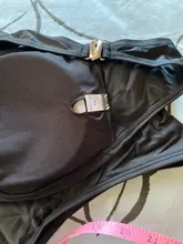 Cintura alta Bikini 2021 negro Sexy traje de baño mujeres traje de baño de la pierna conjunto de Bikinis Bandeau natación para baño traje de baño trajes de baño