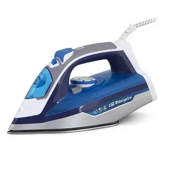 

STEAM IRON ORBEGOZO SV 2670-2600W-FLOWRATE 0.35L-STEAM 80 G/MIN-SOLE CERAMIC