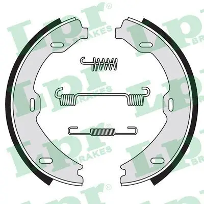 Колодки ст.торм.MERCEDES W211/W221 с монт.компл. LPR 08880