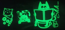 Switch Sticker Room-Decoration Fairy Fluorescent Glow-In-The-Dark Moon Luminous Cartoon