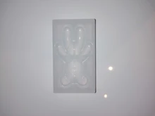 Moldes UV de silicona con forma de oso para joyería, moldes de resina para joyería, DIY, llavero, juguetes para niños