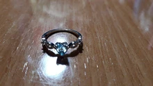 Huitan-Anillo de corazón sencillo para mujer, anillos de dedo bonitos para mujer, regalo de cumpleaños romántico para novia, joyería de piedra circonio de moda