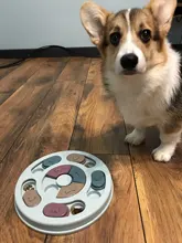 Disc-Board Dog-Toy Puzzle Food-Bowl Slow Pet-Training Funny Eat Leaking Biting