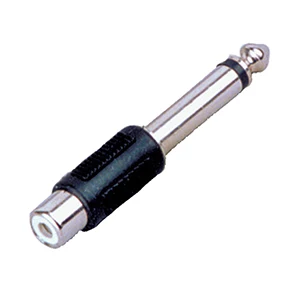 

Cc303 adapter (connector adapter) 1/4 "(6,35mm), Mono, plug-RCA