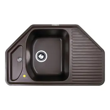 

Kitchen sink Zigmund & shtain eckig 800 Swiss chocolate brown granite