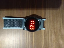 Relojes magnéticos de acero inoxidable para mujer, pulsera electrónica minimalista con correa de malla, color oro rosa, 2020