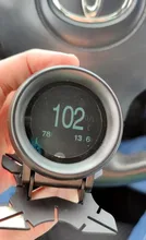 Autool X60 OBD meter OBD 2 HUD digital medidor de temperatura digital voltaje velocidad metros medidor agua alarma