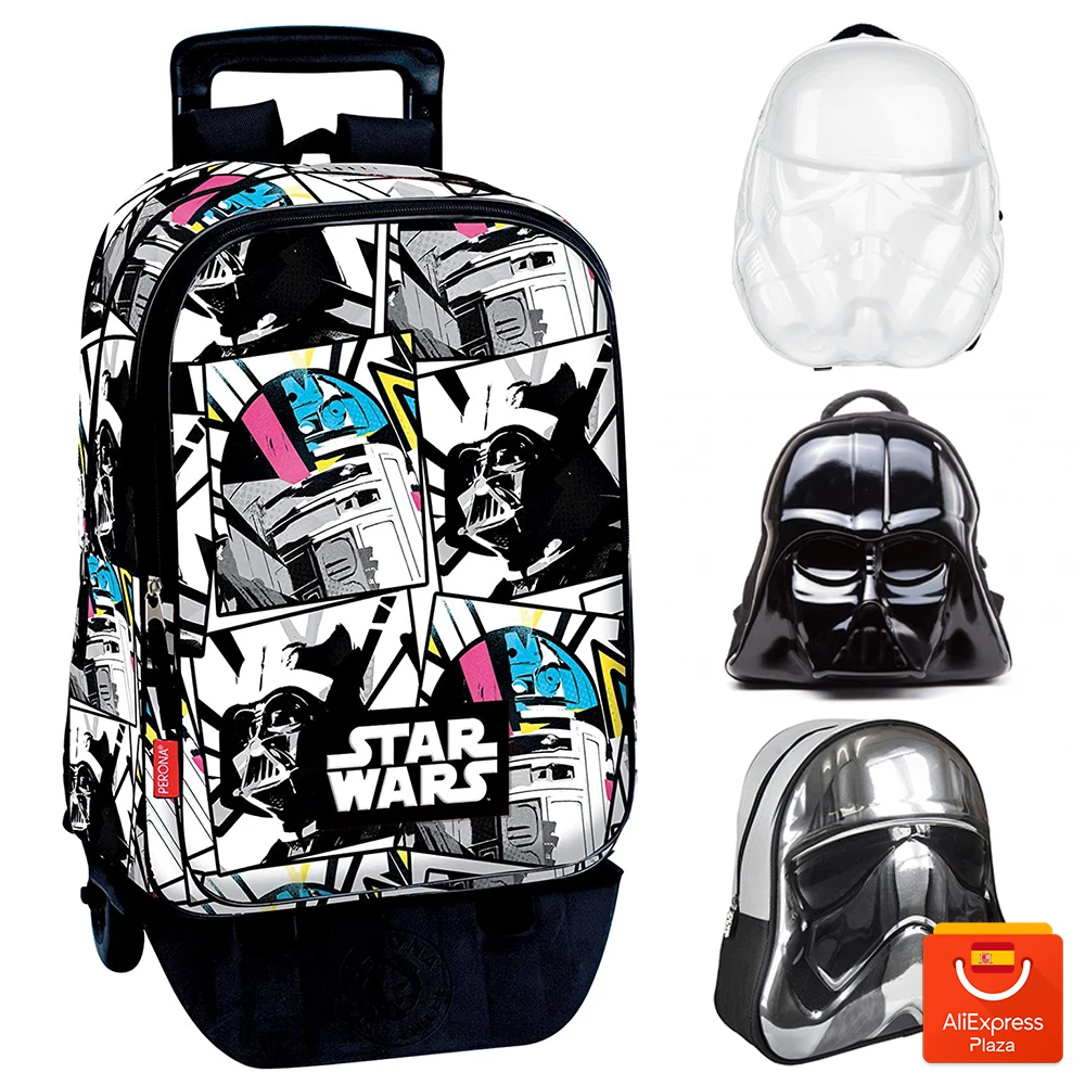 Mochilas y trolleys de Star Wars R2D2, Darth Vader, Storm Tropper varios modelos ¡elige el tuyo!