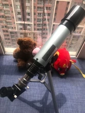 Telescopio astronómico profesional HD, Monocular potente de 20000m, gran objetivo, reloj BAK4, búsqueda de espacio, Luna para niños, regalos