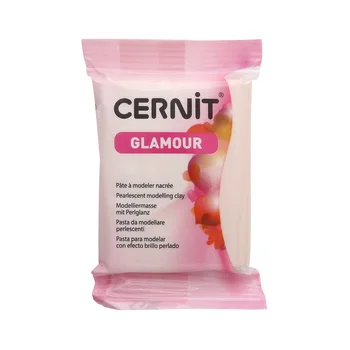 

Ce0910056 plastic polymer baked 'cernit 'glamour' перламутровый 56-62 gr. (425 pink)