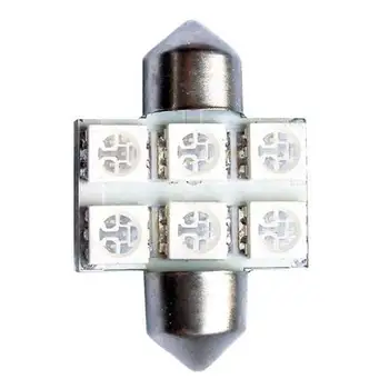 

Set of 10 und. L027B LED lamp L027 - C5W 31mm 6xSMD5050, Blue