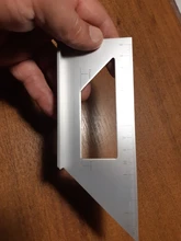 Multifunction Ruler Woodworking-Tools Square Wooden 90-Degree-Gauge Aluminum-Alloy 45