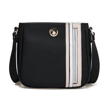 

FLO US20282 Black Women Messenger Bag U.S. POLO ASSN.