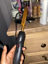 Straightening Brush Curler Comb Curling Iron-Hair Corrugation Smooth Hot-Heating Multifunctional