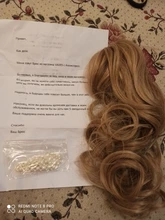 Extensiones de Cabello para mujer, coletas con ondas, 14 pulgadas, pelo sintético Rubio, extensión Natural