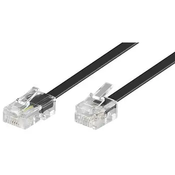 

Cable telefonico RJ11 a RJ45 6 M Negro