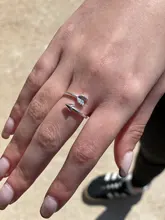 Flecha de moda creativa Simple para mujer, joyería de plata de ley 925, sin alergia, personalidad Popular, anillos de apertura SR575