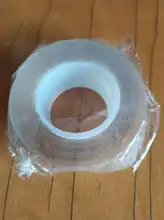 1/2/3/5m Nano cinta adhesiva de doble cara sin dejar huellas impermeable Cinta adhesiva para baño grifo para fregadero de cocina Gel etiqueta engomada