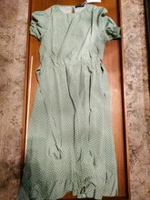 Sash Dress Puff-Sleeve Simplee Chic Polk-Dot Spring Summer Ruffled Elegant High-Waist