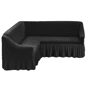 

Cover for corner sofa, color dark gray