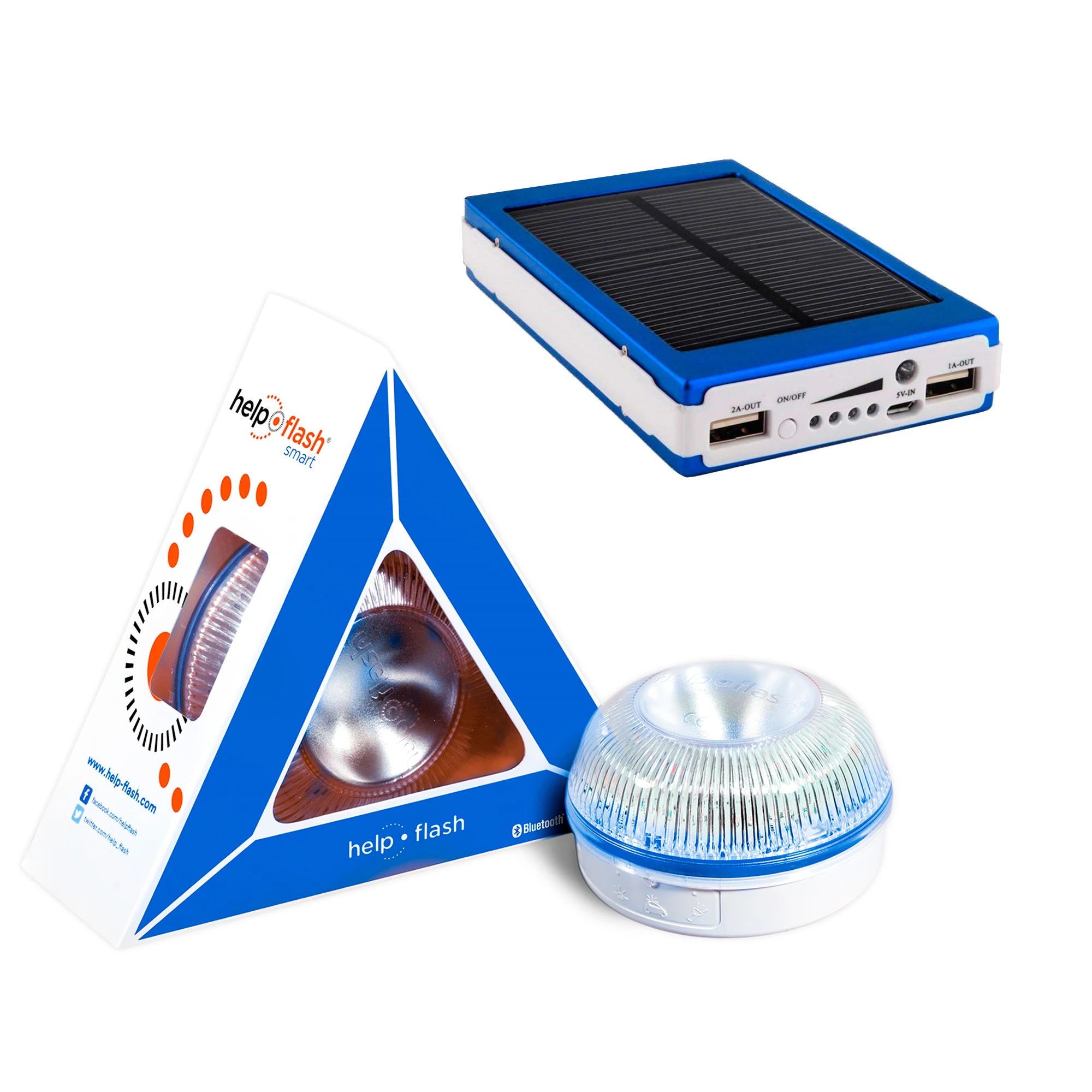 Help Flash Smart Emergency Light Beacon V16 Autonomous Emergency