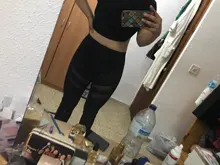 Mallas deportivas de malla para mujer, Leggings de cintura alta, ropa deportiva Lisa para mujer, pantalones de Yoga de realce para gimnasio, S-XL de talla grande