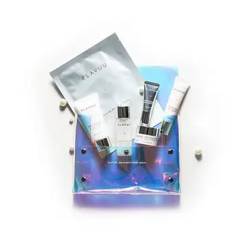 

Klavuu all-in-one travel kit set of miniatures care with pearl extract