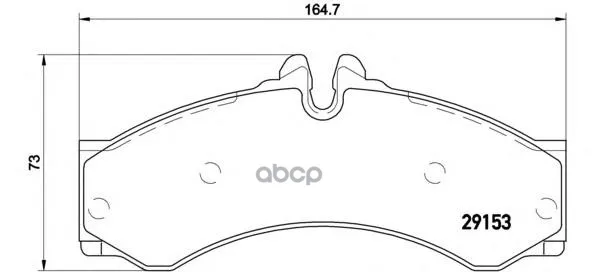 Колодки Тормозные Передние Brembo P50028 Brembo арт. P50028
