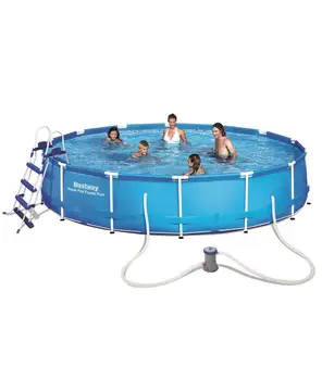 

Scaffold round basin 457 х91 cm, 12627 L, Bestway steel pro, item No. 56434