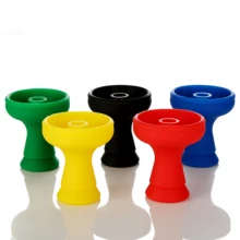Чашка для кальяны из силиконы типа Фаннел, HC-25 цвета в ассортименте