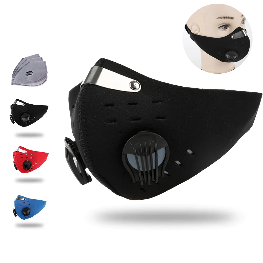 

Cycling Face Mask Filter KN95 Anit-fog Breathable Dustproof Bicycle Respirator Sports Protection Dust Mask Anti-droplet New
